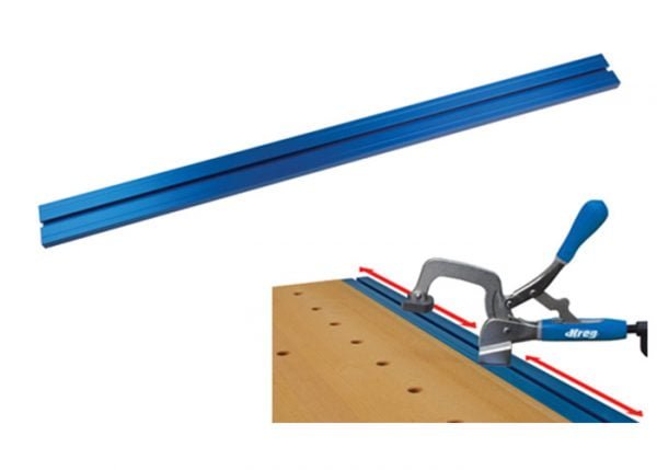 Takelis darbastalio spaustuvų tvirtinimui Kreg Klamp Trak KKS1020 - panaudojimo pavyzdys