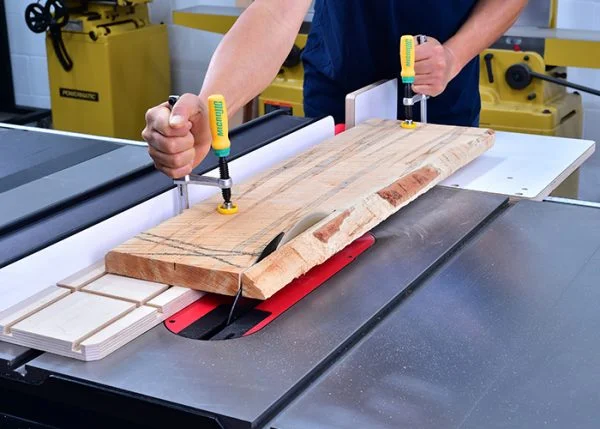 Darbastalio spaustuvų komplektas su priedais MATCHFIT Dovetail Track Clamp PRO