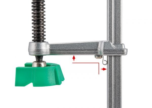 Darbastalio spaustuvas MATCHFIT Dovetail Track Clamp