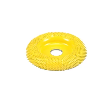 Geltonas pusapvalis rotacinis drožtuvas Saburrtooth (diametras 50mm)