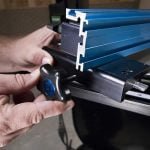 Atraminė liniuotė juostinėms medienos pjovimo staklėms Kreg KMS7200