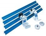 Pagalbinių priemonių medienos skersavimo staklių stalui komplektas Kreg Precision Trak & Stop Kit KMS8000