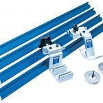 Pagalbinių priemonių medienos skersavimo staklių stalui komplektas Kreg Precision Trak & Stop Kit KMS8000