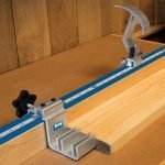 Pagalbinių priemonių medienos skersavimo staklių stalui komplektas Kreg Precision Trak & Stop Kit KMS8000