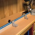 Pagalbinių priemonių medienos skersavimo staklių stalui komplektas Kreg Precision Trak & Stop Kit KMS8000