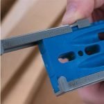 Pagalbinis šablonas kišeninių skylių gręžimui Kreg Jig R3