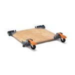 Komplektas įvairių įrengimų transportavimui dirbtuvėse - panaudojimo pavyzdys