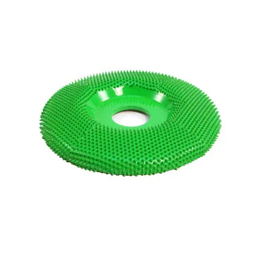 Žalias plokščias rotacinis drožtuvas Saburrtooth (diametras 100mm)