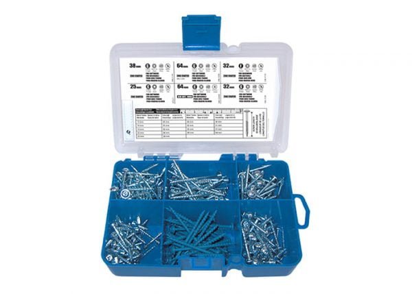 Pradinis kišeninių skylių varžtų komplektas Kreg SK04