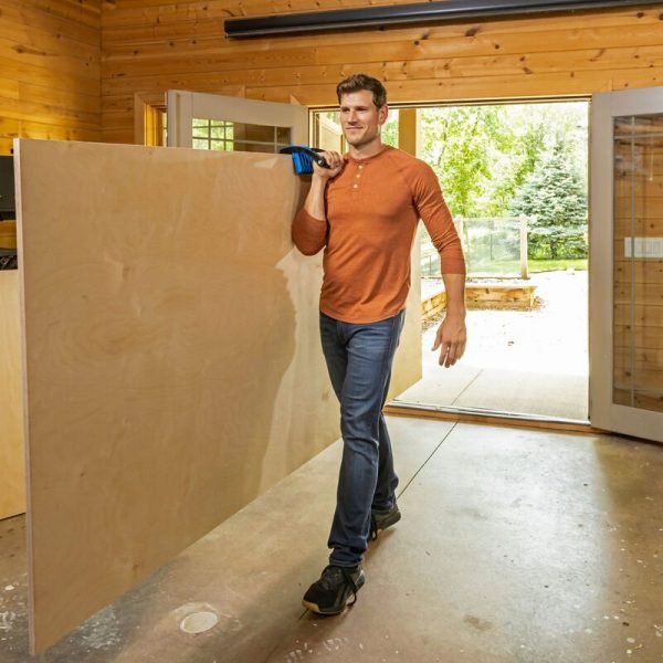 Plokščių nešimo įrankis Kreg Panel Carrier - panaudojimo pavyzdys