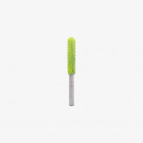 Geltonas cilindrinis drožtuvas Saburrtooth užapvalintu galu 5x22mm