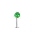 Žalias sferinis drožtuvas Saburrtooth 3mm Shank Sphere 3/8"