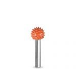 Oranžinis sferinis drožtuvas Saburrtooth 6mm Shank Sphere 1/2"