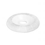 Baltas pusapvalis rotacinis drožtuvas Saburrtooth (diametras 100mm)