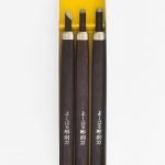 Japoniškų raižiklių medienos drožybai komplektas 3 vnt.