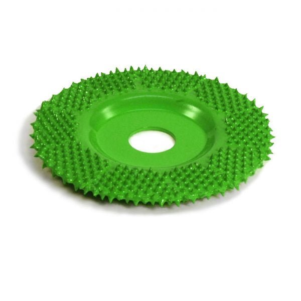 Žalias plokščias rotacinis drožtuvas Saburrtooth (diametras 50mm)