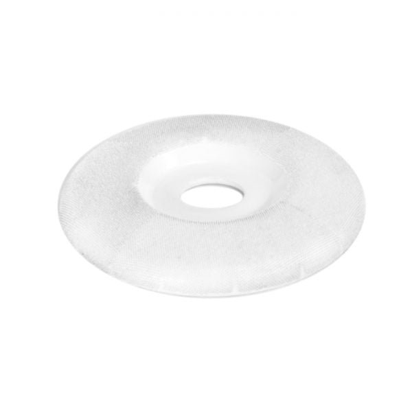 Baltas plokščias rotacinis drožtuvas Saburrtooth (diametras 100mm)