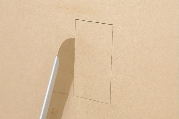 Japoniškas pjūklas GYOKUCHO DOZUKI TRONC 180mm - panaudojimo pavyzdys