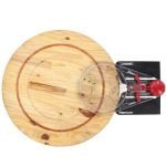 Universalus frezerio padas su kreipiančiąja atrama Milescraft Edge&Mortise Guide - panaudojimo pavyzdys