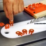 Ruošinio daliklių medienos pjovimo staklėms komplektas Microjig MJ SPLITTER Steel Pro