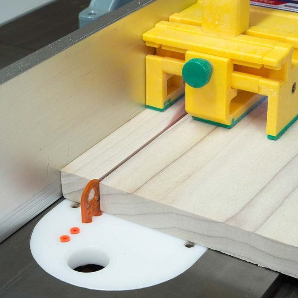 Ruošinio daliklių medienos pjovimo staklėms komplektas Microjig MJ SPLITTER Steel Pro - panaudojimo pavyzdys