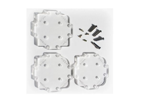 Frezavimo šablonų kampų užapvalinimui rinkinys