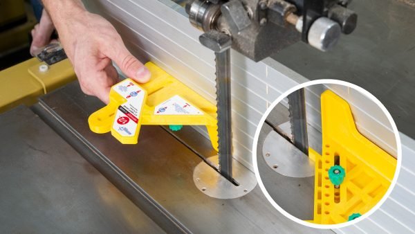 Pusės ruošinio aukščio nustatymo matuoklis MicroJig Fitfinder - panaudojimo pavyzdys