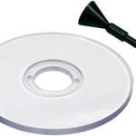 Universali plokštė frezerio kopijavimo žiedų montavimui