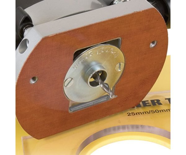 Plieninis kopijavimo žiedas D 11,1mm (7/16") - montavimo į frezerį pavyzdys