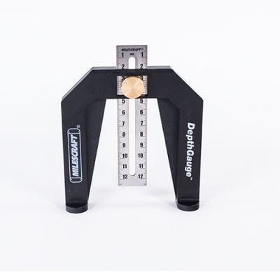 Pjovimo įrankio nustatymo šablonas Milescraft DepthGauge