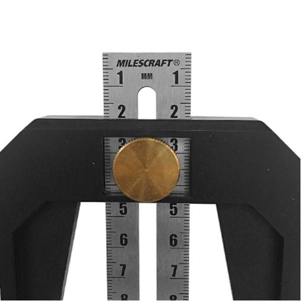 Pjovimo įrankio nustatymo šablonas Milescraft DepthGauge
