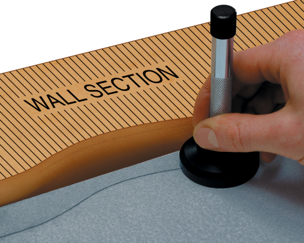 Profilio kopijavimo įrankis MPOWER PERFECT BUTT PROFILE SCRIBER