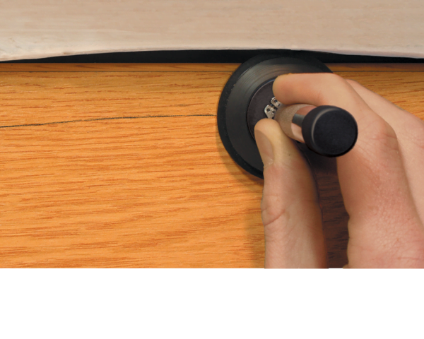 Profilio kopijavimo įrankis MPOWER PERFECT BUTT PROFILE SCRIBER - panaudojimo pavyzdys