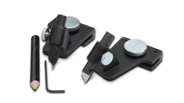 Skriestuvo antgalių plokščiai liniuotei komplektas MPOWER FLAT LYING TRAMMEL SET