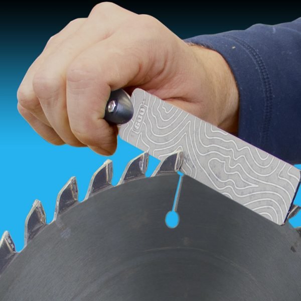 Universalus dvipusis deimantinis galąstuvas MPOWER 5 INCH DIAMOND FILE 300/600 - panaudojimo pavyzdys