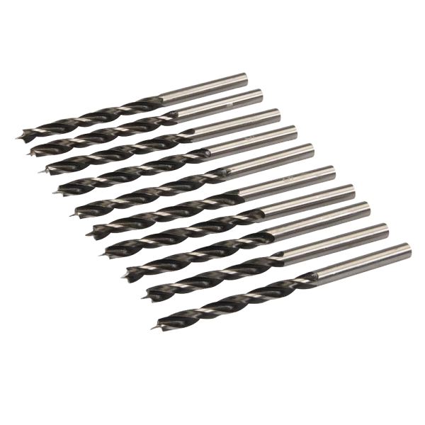 Brad Point tipo grąžtas medienai Ø5mm, 10 vnt.