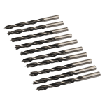 Brad Point tipo grąžtas medienai Ø8mm, 10 vnt.