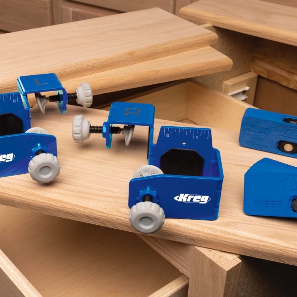 Stalčių fasadų montavimo komplektas Kreg Drawer Front Mounting System