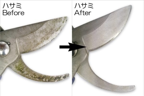 Japoniškas dervų ir apnašų valiklis Yanipika - panaudojimo pavyzdysl