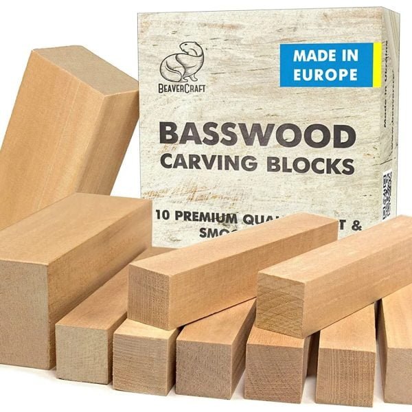 Medinių kaladėlių drožinėjimo projektams rinkinys