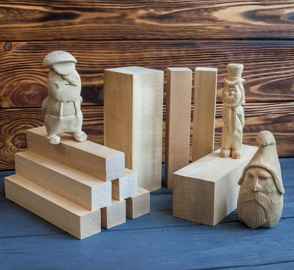 Medinių kaladėlių drožinėjimo projektams rinkinys