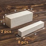 Medinių kaladėlių drožinėjimo projektams rinkinys