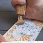 Drožinėjimo peiliukas geometrinių figūrų raižymui 40mm