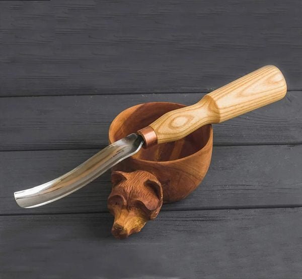 Išlenktas pusapvalis drožybos kaltas 20mm