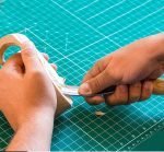 Išlenktas pusapvalis drožybos kaltas 20mm