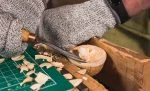 Išlenktas pusapvalis drožybos kaltas 15mm