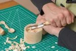 Dalinai išlenktas pusapvalis drožybos kaltas 14mm