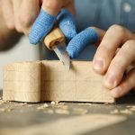 Apsauginė juosta drožėjo pirštams