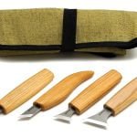 Drožinėjimo peiliukų rinkinys geometrinių formų drožybai