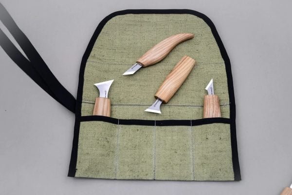 Drožinėjimo peiliukų rinkinys geometrinių formų drožybai